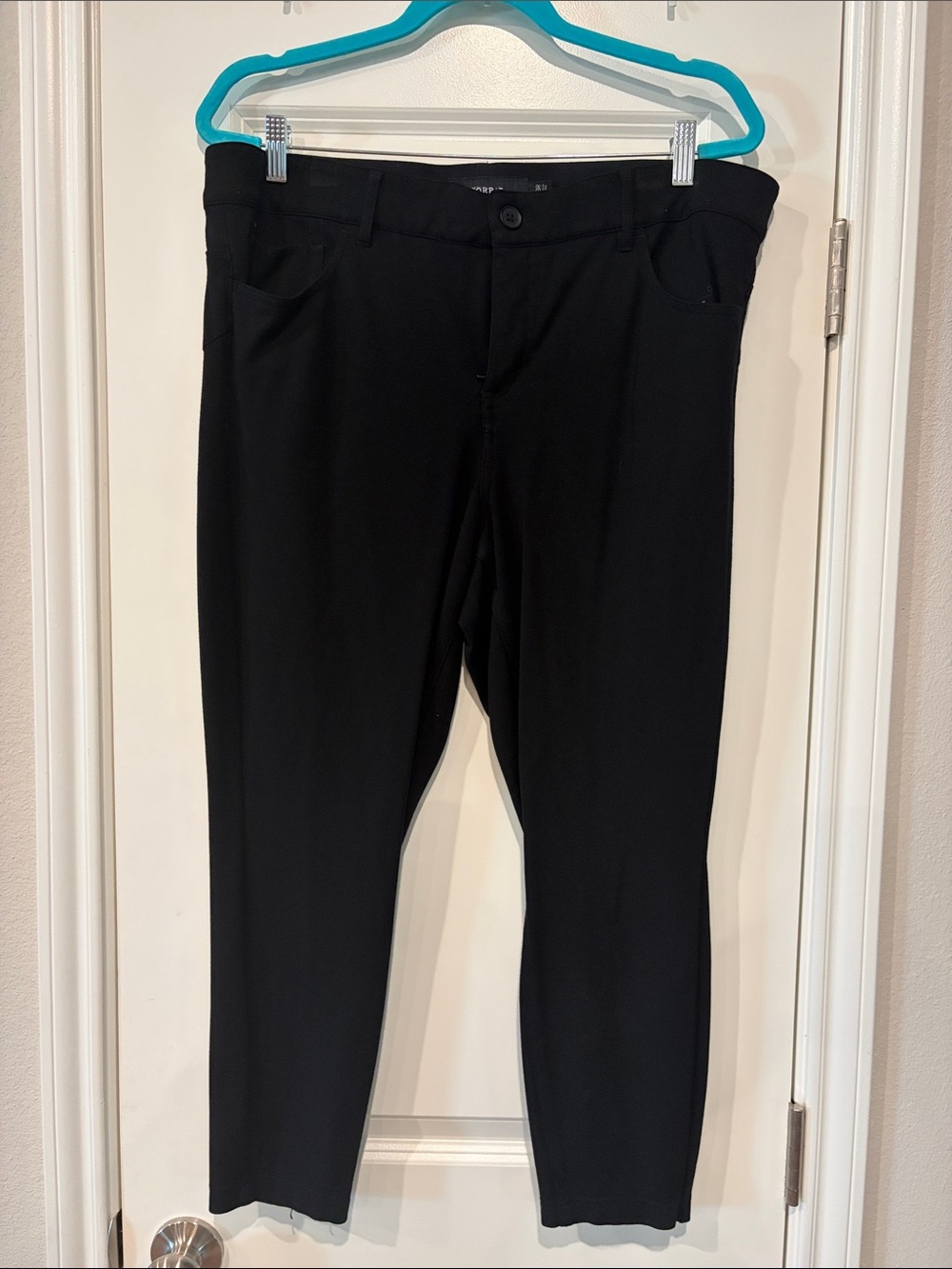 torrid Black Straight-Leg Trousers